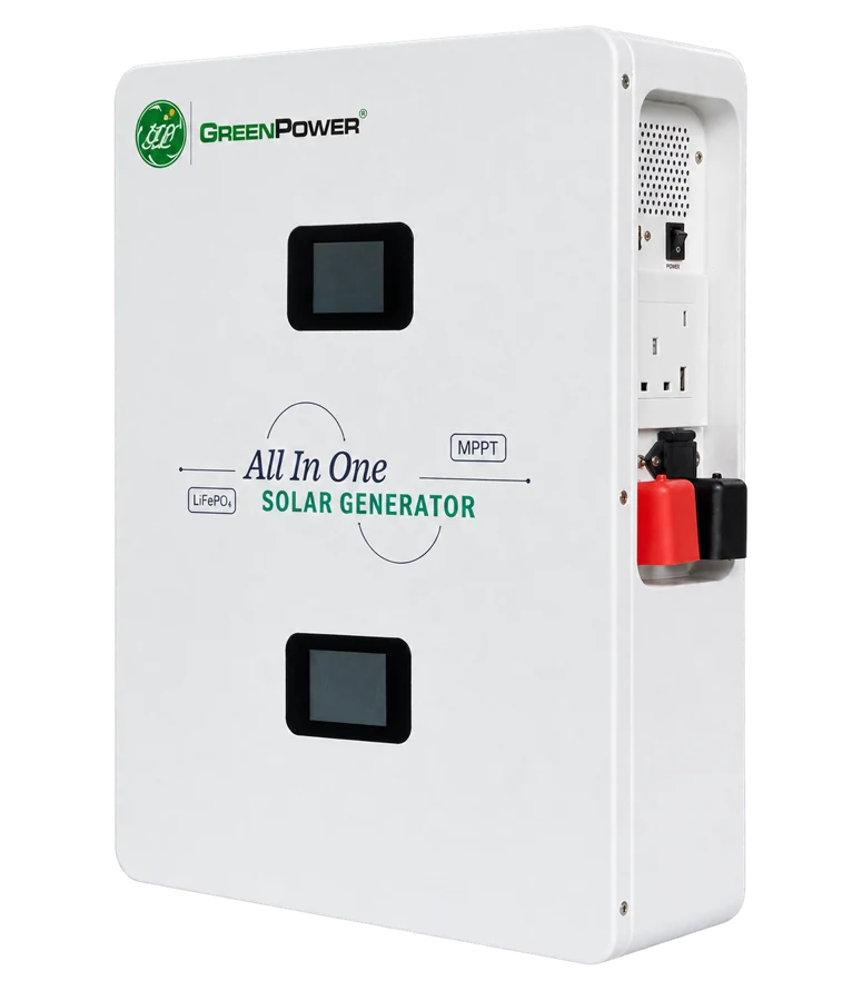 GreenPower SolarGEN 2 kW inverter and battery unit without solar panel